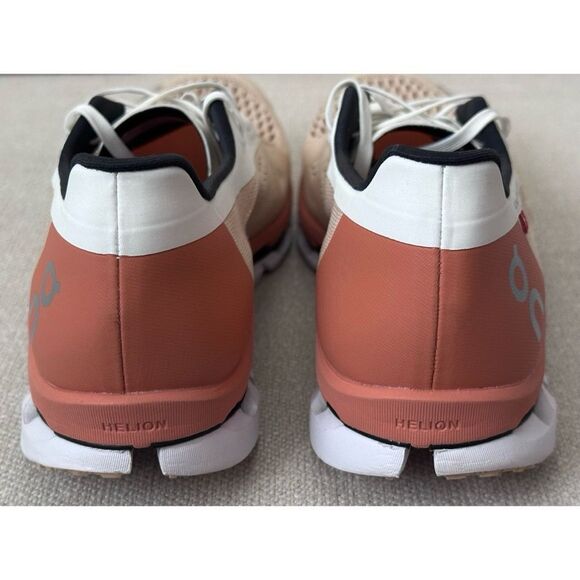 On Running Cloudboom 1 Women’s Sneakers in Savannah/ White, SZ 9.5 - Picture 7 of 12